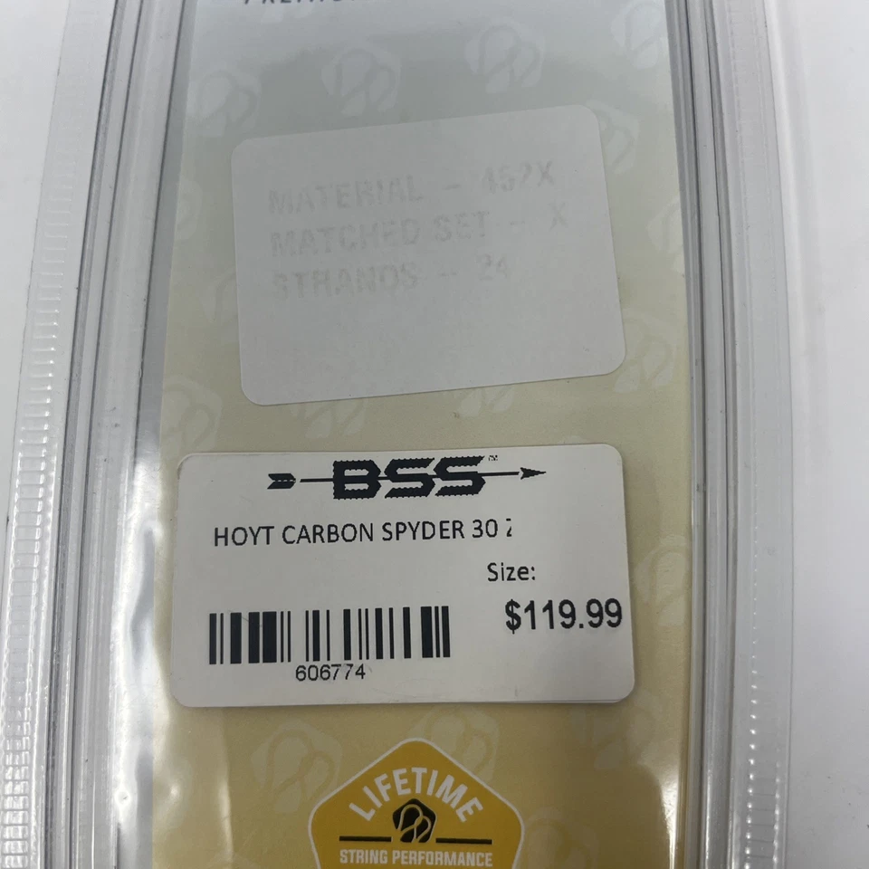 Winner's Choice PSE Brute X Replacement Bow String Cable Set Red/Black USA Made - Image 3 of 3