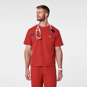 Figs Brand New Winter Olímpics Men's Size L shirt Red 