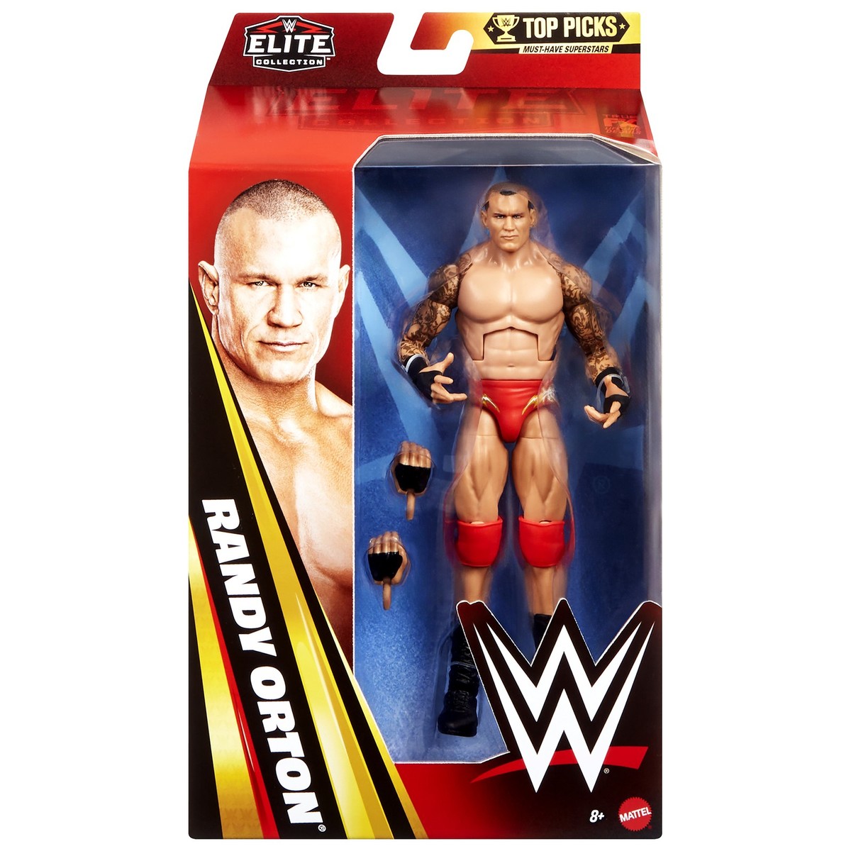 WWE Elite Top Picks 2026 Red Tights Randy Orton Action Figure