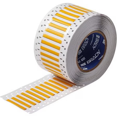 Brady 2Lszh-187-2-Yl-M-4 Sleevelabel, Yellow, Polyolefin, 1/2Inw