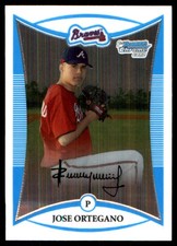 Jose Ortegano 2008 Bowman Chrome #BCP198 Braves MLB READ FREE SHIP AutographDen