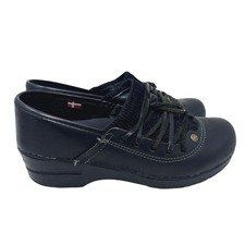 Sanita Danish Clogs laces black size 37 6 