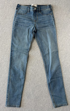Abercrombie  Fitch Legging Jeans Kids 15/16 Blue Denim Mid Rise Skinny Pull On
