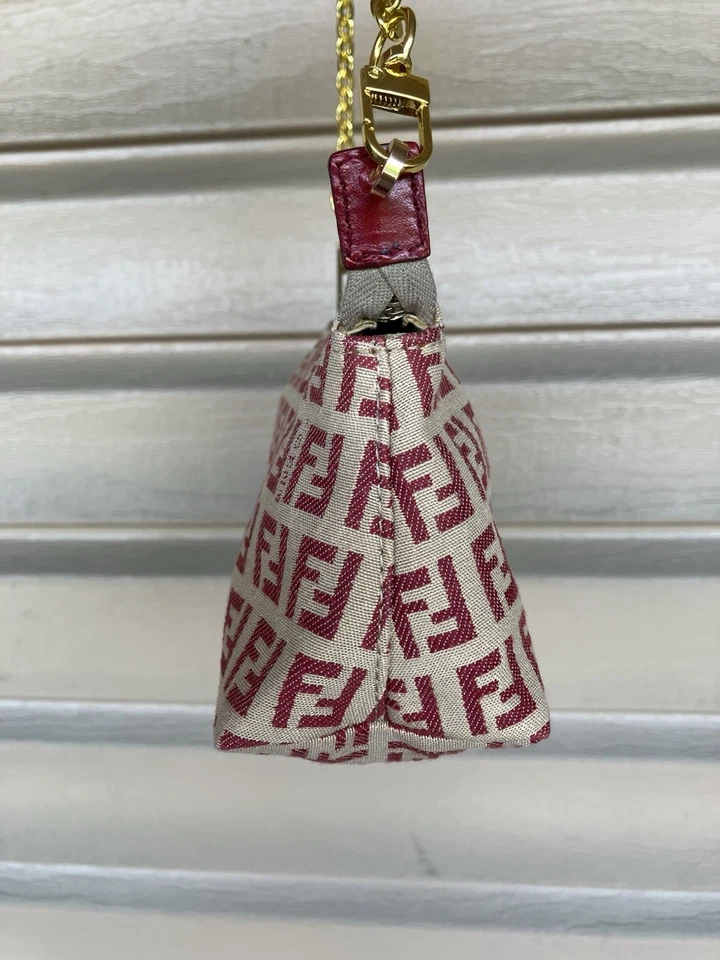 Fendi Zucca Pouch / Pochette On Chain *customized* - Image 4 of 4