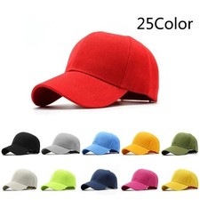 Cotton Baseball Cap Ball Dad Hat Adjustable Plain Solid Washed Men Premium 2026