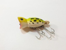 Fred Arbogast Hula Popper Old Topwater Lure B- Condition No Skirt