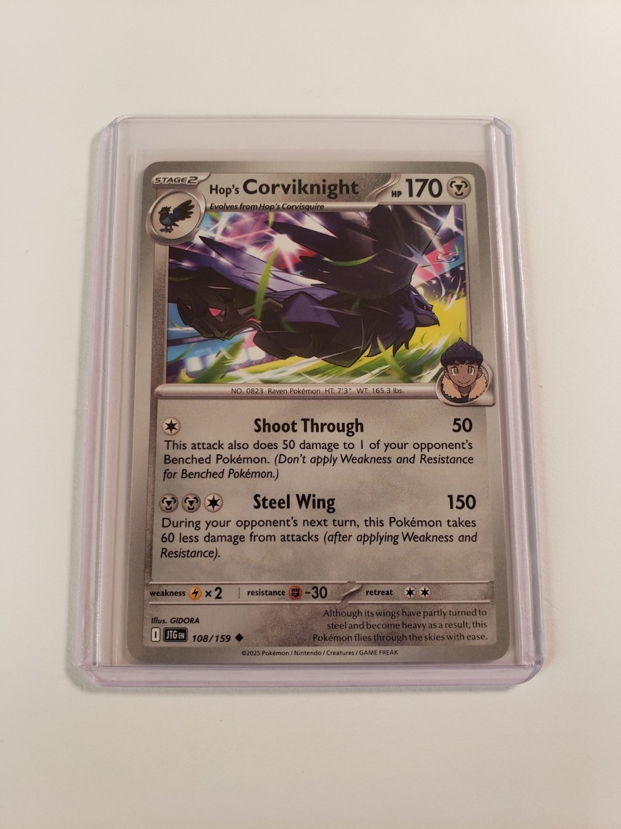 Pokemon Hop's Corviknight 108/159 Sv09: Journey Together Regular