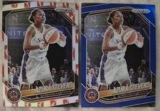 AZURA STEVENS WNBA LOGOFRACTOR 2025 Panini WNBA Prizm #64 & BLUE VELOCITY PRIZM