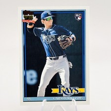 CARSON WILLIAMS Rookie '91 Throwback 2026 Topps Series 1 #T91-38 (RC) - Rays