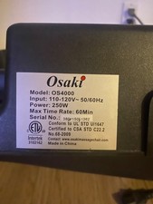 Osaki control board part No. EC-380B-OGA-02