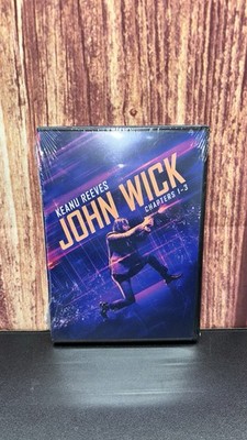 John Wick Keanu Reeves Complete Movies Series Chapters 1-3  BRAND NEW SEALED