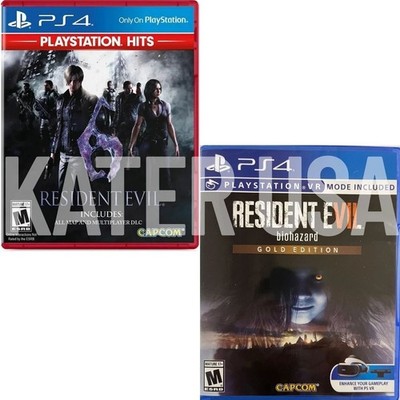 Resident Evil 6 (PH) + RE 7: Biohazard Gold Edition PS4 Brand New Bundle