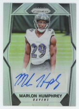 2017 Panini Prizm Rookie Silver Prizm Marlon Humphrey RC Auto #RA-MHP