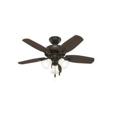 Hunter Fan Builder Ceiling Fan 42In New Bronze Brazilian Cherry