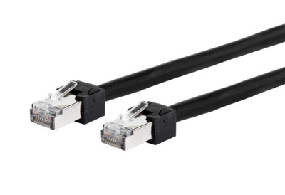 METZ CONNECT 13084U0500-E Ultraflex500 VoIP AWG 26 0,5m schwarz Patchkabel ...