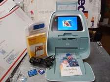 HP Photosmart A826 Color Photo Printer. Rebuilt. New Ink. Photo Paper. Warranty.