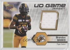 2021 Upper Deck CFL UD Game Jersey Brandon Banks #UD-BB 1p1a