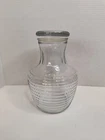 Vtg Anchor Hocking Manhattan Glass Bee Hive Water Juice Pitcher Carafe 64oz ****
