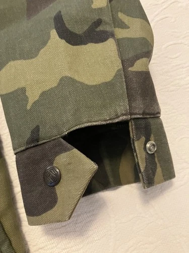 Vintage Men's Liberty Woodland Camo Hunting  Coat L 42-44 Quilted Made in USA image 4