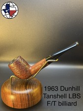Vintage 1963 Dunhill Tan Shell LBS F/T Billiard Tobacco Pipe