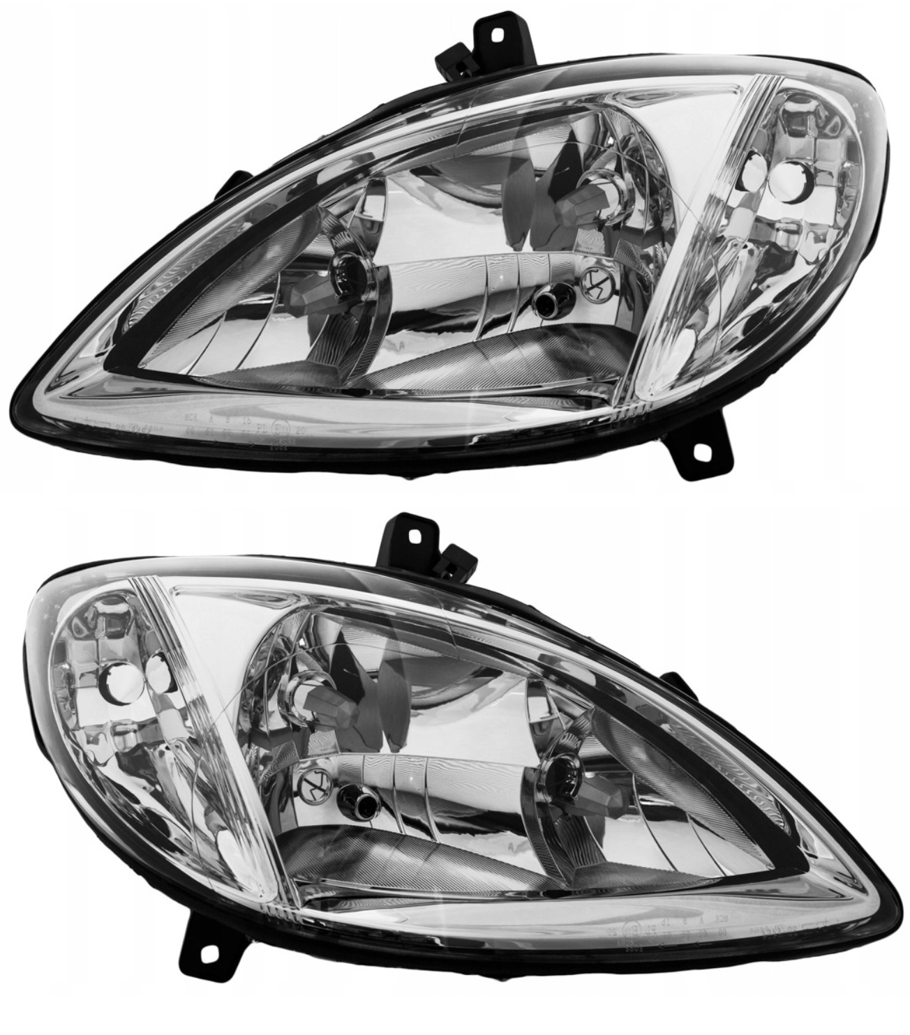 Phares avant électriques Mercedes Viano W639 pour résoudre le problème de phare jauni ou cassé