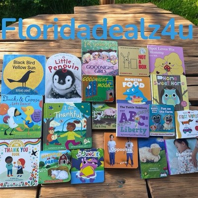 Lot of 20 - Board Books for Children's/ Kids/ Toddler Babies/Preschool/Daycare