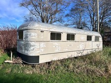 Vintage 1948 Vagabond RV Travel Trailer Camper Aluminum RARE! 29' Original Old