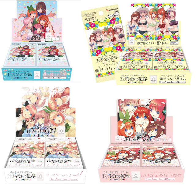 The Quintessential Quintuplets Juego de Cartas Booster Display AUSSUCHEN Vol.1 - Vol.5