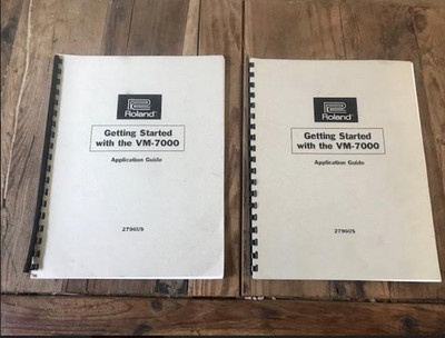 Roland - Getting Started with the VM-7000 Application Guide/Manual