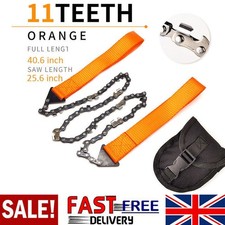 Outdoor Hand Wire Saw Pocket Chainsaw Camping Hiking Emergency Survival TOOL