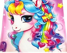 girl's unicorn sleep dress soft and cozy 4-5y QUICK SHIP  