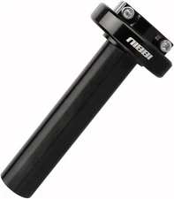NIBBI Motorcycle Throttle Assembly,High Sensitivity Short Stroke Light Black 