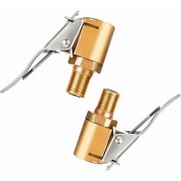 ReifenfüLler Ventilstecker 2 StüCk 8 Mm Messing Verchromt Luftpumpe Adapter