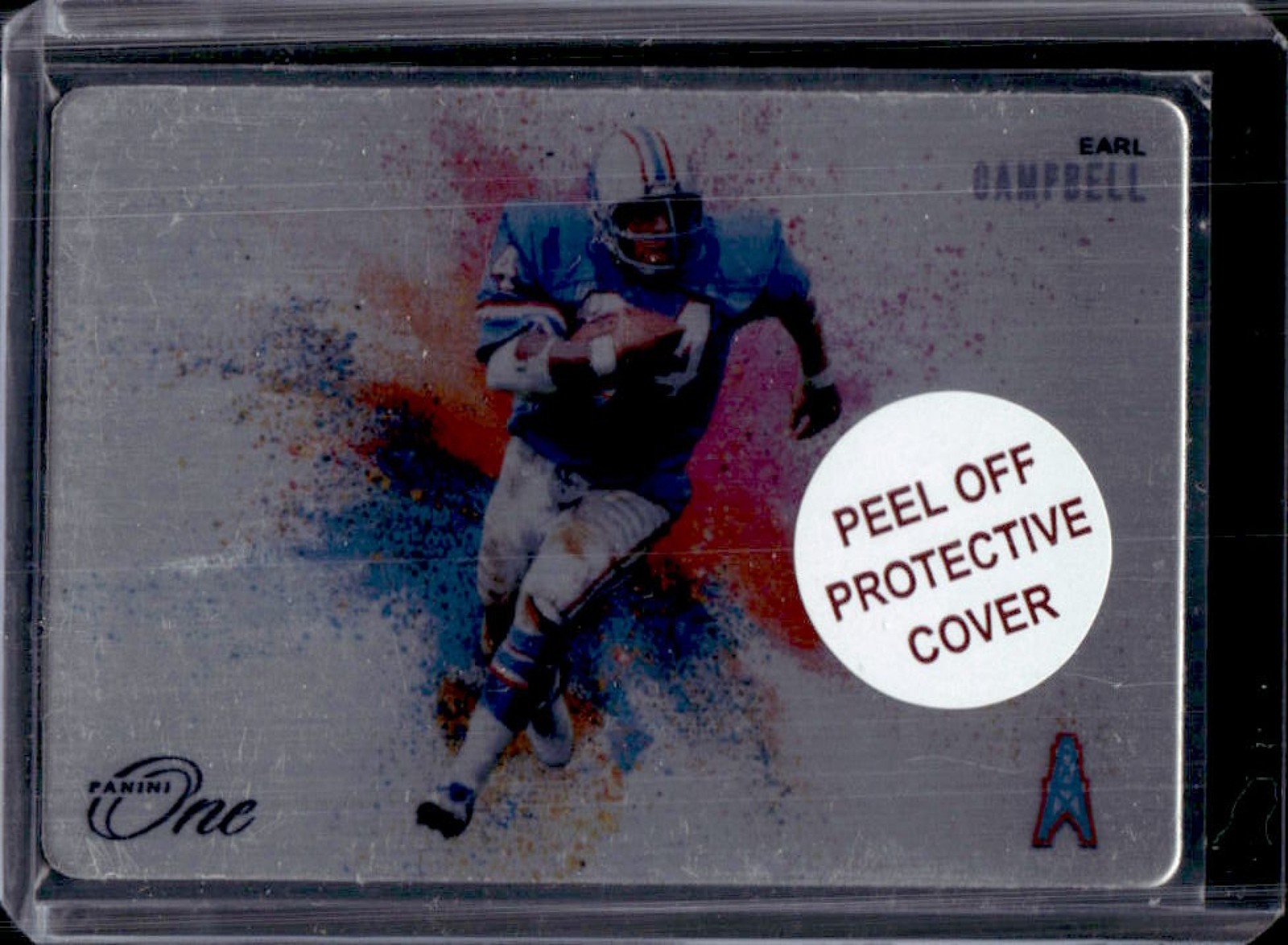 2024 Panini One Earl Campbell Color Blast SSP #CB-ECL