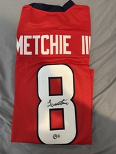 JOHN METCHIE III Autographed Custom Jersey BECKETT BAS HOUSTON TEXANS