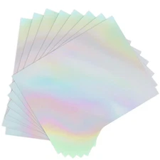Koala Clear Holographic Sticker Paper for Inkjet & Laser Printers, 20 Sheets ...