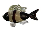 Vintage MCM Hand Blown Murano Art Glass Fish Sculpture Large