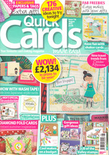 Quick Cards Magazine Issue 116 August 2013 with Paper and CD Gifts