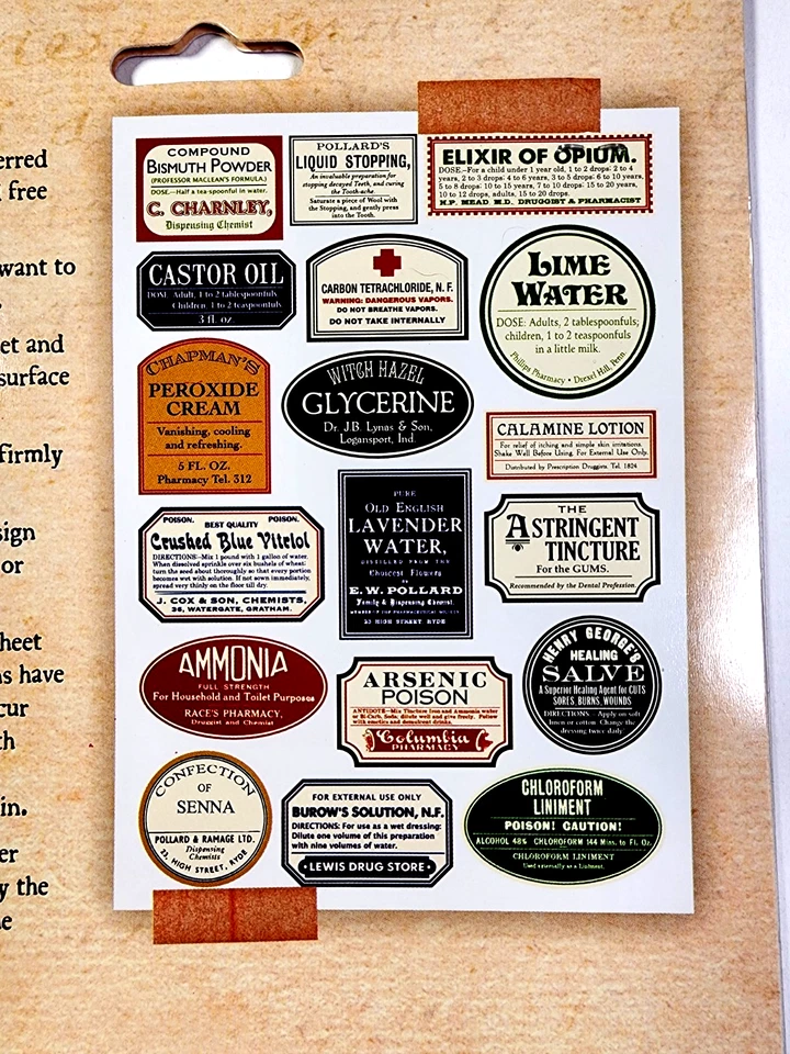 18 placas de boticário ciganas Halloween químico esfregaços lançados 2011 - Imagem 3 de 3