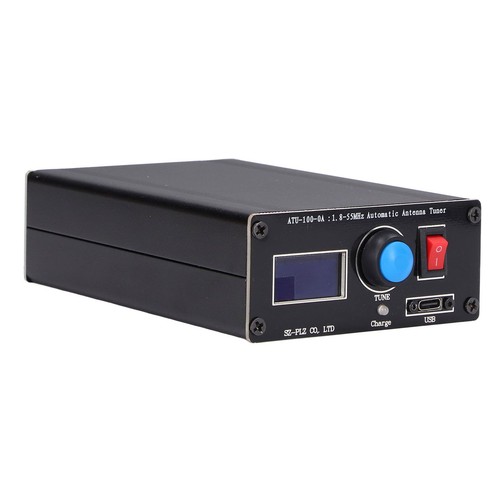 Mini automatyczny tuner antenowy 0 96-calowy wyświetlacz USB ładujący tuner radiowy 1 8-55 MH D - Zdjęcie 8 z 22