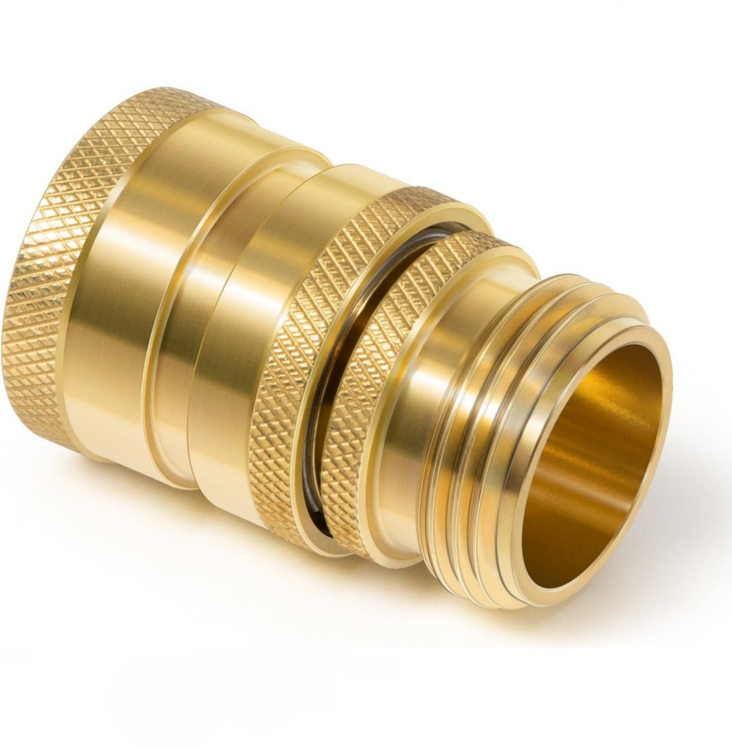 22729 Hose Quick Disconnect Set Heavy-Duty Brass for Dramm Spigots, Nozzles