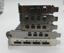 LOT OF 5 Dell Nvidia Quadro P2000/P1000/T1000/P600/P400 Graphic card