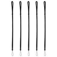 "\"FüR Flat Halsband Lanyard Verstellbar, 5 StüCk SchlüSselband Kordel Schwarz\""