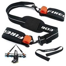Ski Carrier Strap, Snowboard, Pole and Boot Carry Sling Strap Durable Plastic