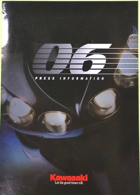 #ad 80. Kawasaki #x27;06 1952 to 2006 motorcycle history $48.47