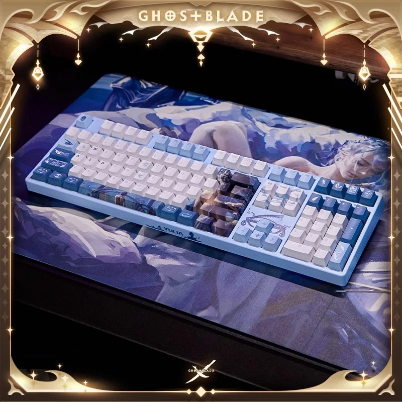Official Ghost Blade WOLP Aeolian YULIA RGB Mechanical Keyboard 108keys Tri-mode - Image 2 of 4