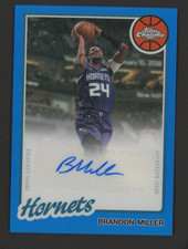 2025-26 Topps Chrome Update 1980-81 Topps Blue Brandon Miller AUTO /150