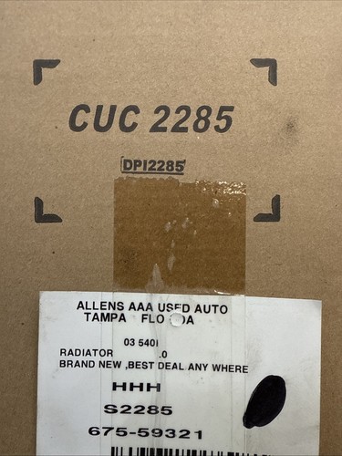Radiator For 1999-2000 BMW 528i 2.8L 1999-2003 540i 4.4L CU2285 - Picture 4 of 4