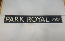 Park Royal ASDA - London 99 Bus Route Destination Blind  1984 42x6”