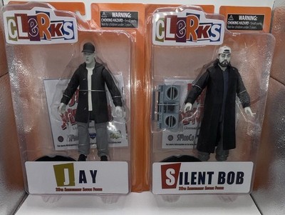 Clerks 20th Anniversary Jay & Silent Bob 2-Pack Action Figures 7in Boxed